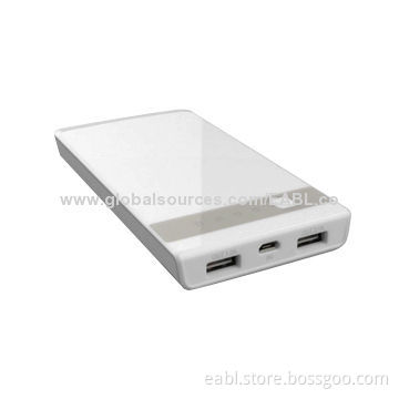 Lithium Polymer Battery for iPhone/Mobile Phones, High-capacity of 10,000mAh, Dual-output
